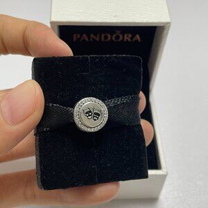 Pandora The World Is Your Stage Theater Mask Dangle Heart Charm